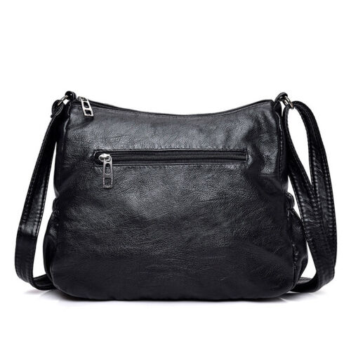 Women Crossbody Bag Pocketbooks Pu Leather Purse Handbag Multi Pocket ...