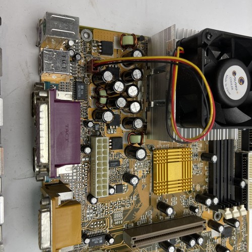 AZZA KT133TX MOTHERBOARD w/ AMD DURON 700MHz CPU 384mb RAM BUNDLE WORKING - Picture 5 of 11