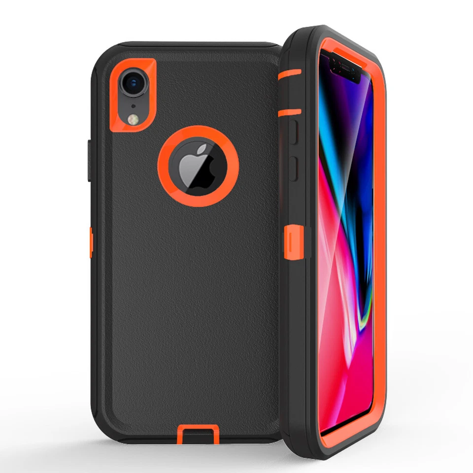 Funda rígida híbrida resistente a prueba de golpes para iPhone XR XS Max Foto 4 de 4