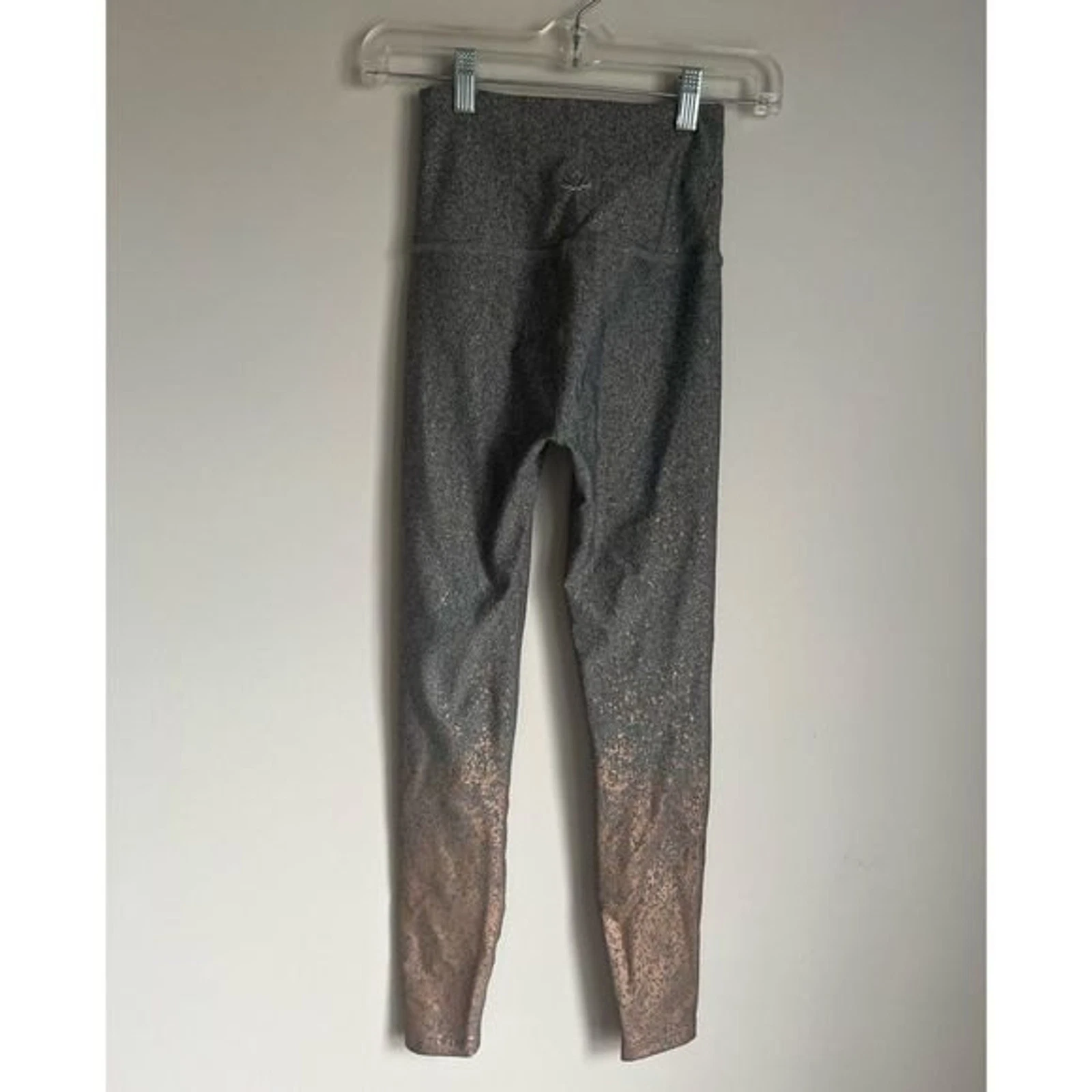 beyond-yoga alloy ombré metallic leggings