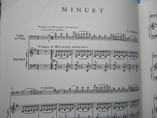 Minuet in G for Viola & Piano by Valensin *NEW* Publisher International 313 - Picture 2 of 2
