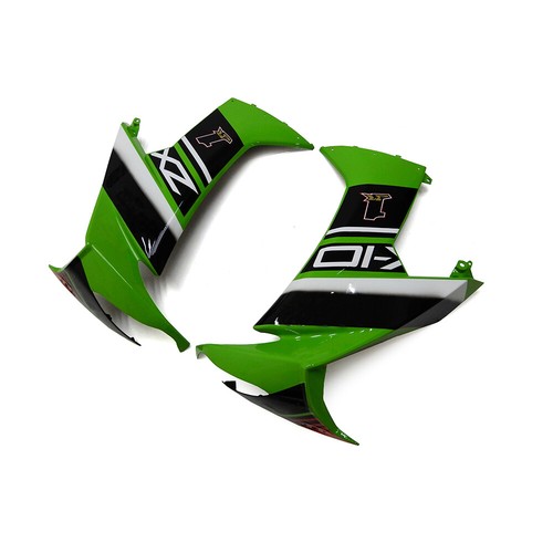 Fairing Kit for Ninja ZX10R Kawasaki 2008 2009 2010 ABS Body Kit Black Green - Foto 8 di 9