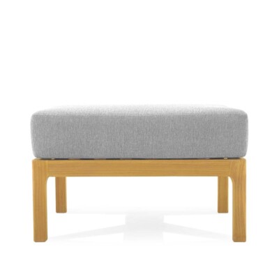 Ottomane Cila studio-THP  A-grade Teak 75x55x45cm Premium Polster