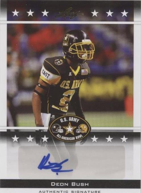 2012 Leaf U.S. Army All-American Bowl Deon Bush #BA-DB2 - 1 of 2