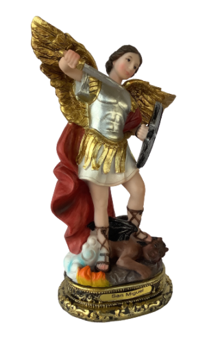San Miguel Arcangel-St. Michael Arch. 8 Inch Resin Statue |25047-8| New - Picture 3 of 10