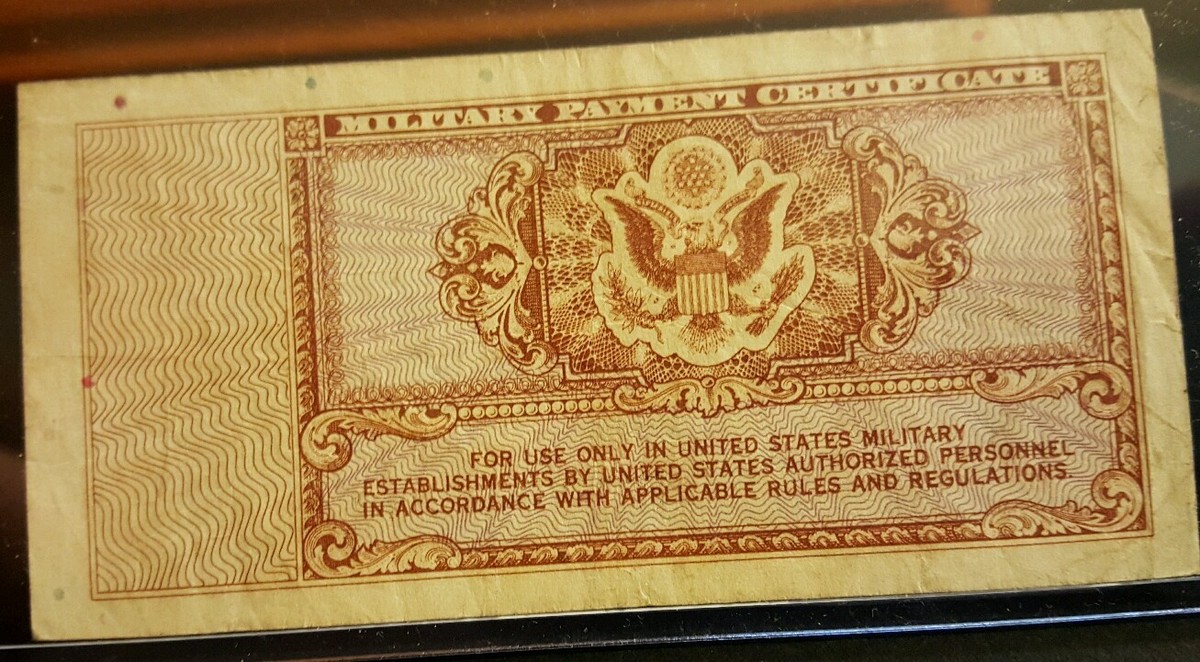 アメリカ軍軍票　472シリーズ Series 472 1948-51 10 Cent Military Payment Certificate Note