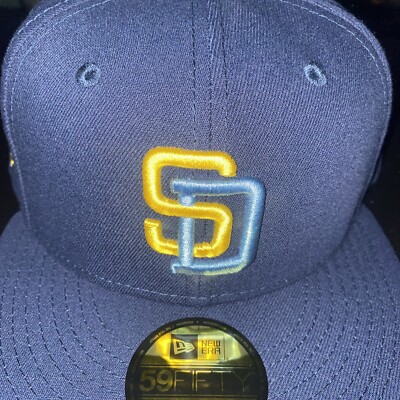 7 5/8 san diego padres navy 2016 all star game icy blue bottom UV fitted hat