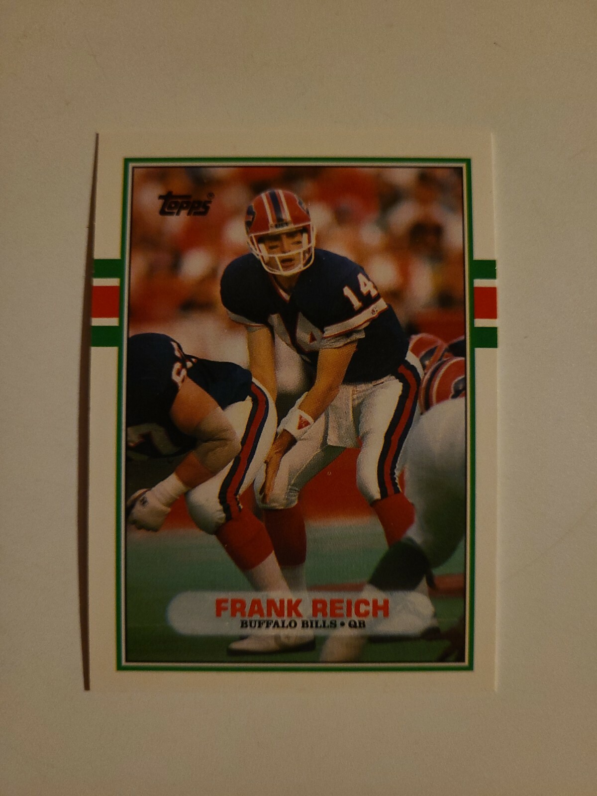 1989 Topps Traded Frank Reich RC #81T Buffalo Bills Rookie