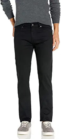 Slim-fit Tapered-Leg Jean Black 36W 