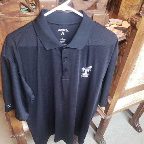 Antigua Golf Polo Shirt Large Juniper Golf Course Extremely Clean