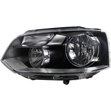 Scheinwerfer links für VW T5 Multivan Bj. 09-15 Facelift schwarz H7+H15+Motor