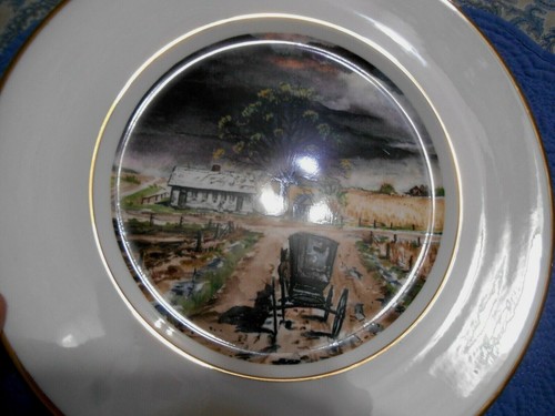 Royal Grafton Plate Iowa Landmark Series Old Order Bone China Limited - Picture 6 of 6