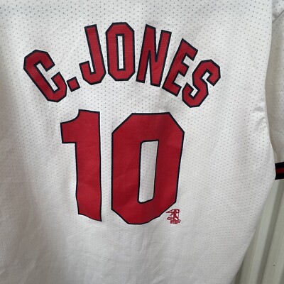 【超希少】90-00s USA製 MLB Braves ユニフォーム ジョーンズ 超希少】90-00s USA製 MLB Braves ユニフォーム ジョーンズ