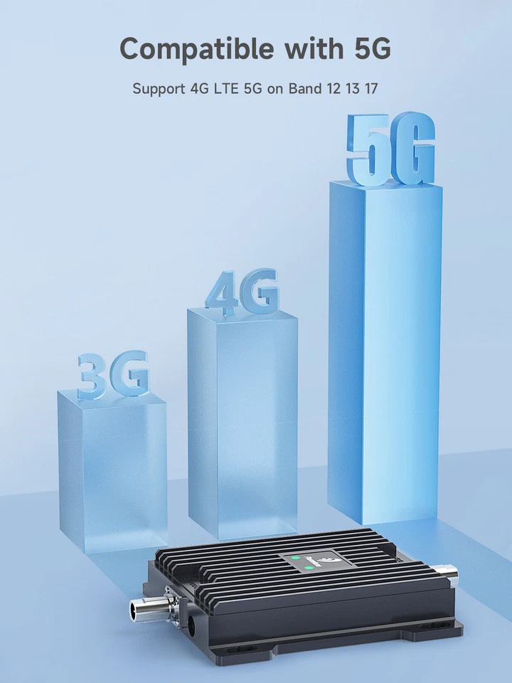 5G 4G LTE Cell Phone Signal Booster Band 12/13/17/5/2/25/4 Car RV Truck Repeater - Image 2 of 4