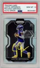 Justin Jefferson 2020 Prizm Black Silver Autograph RC Card PSA/DNA 10 (Yellow)