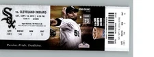 Cleveland Indians vs Chicago White Sox 9/14/2013 Full Ticket 