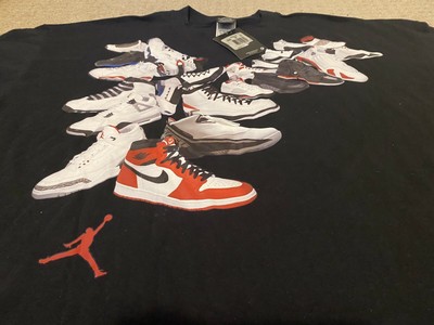 New Vintage 2006 Nike Air Jordan History T-Shirt sz XXL * | eBay