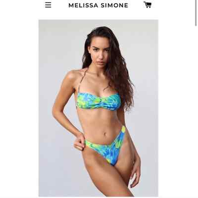Brand new Melissa Simone  CHRISTINE RUCHED BOTTOM