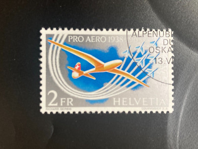 Schweiz 1963 Flugpost 2 Fr. Pro Aero gestempelt