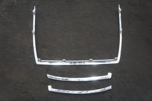 Set 3 Center Dashboard Chrome Trim 51459158775 Rolls Royce Ghost Series I 09-14 - Picture 6 of 6