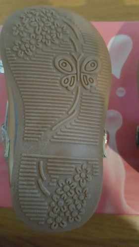 NIB Silver Josmo First Walker Top Ruffles & Buckle Shoes - Style 19794 - Size 1 - Picture 4 of 12