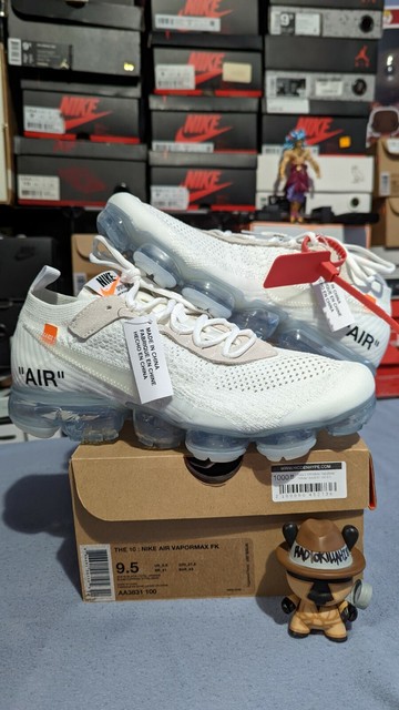 nike off white vapormax box