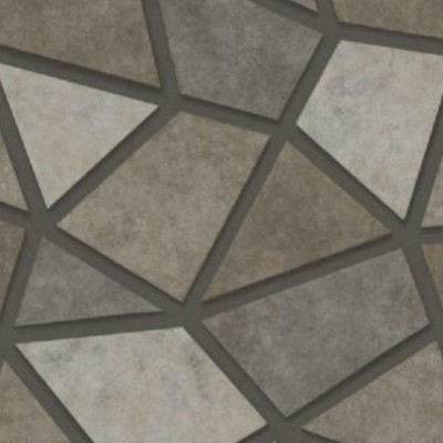 FD25348 Architecture Cracked Glaçon Effect Gold Black Grey Fine Decor Wallpaper