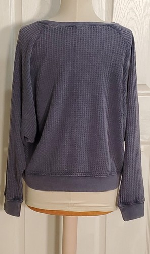 Time \u0026 Tru Waffle Knit Pullover Long 