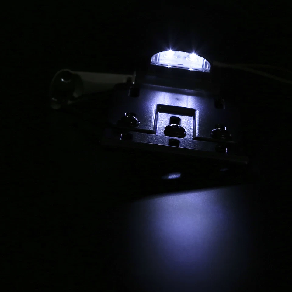 Montaje de matrícula lateral con luz LED apto para Harley 48 Sportster XL 1200 883 Foto 4 de 4