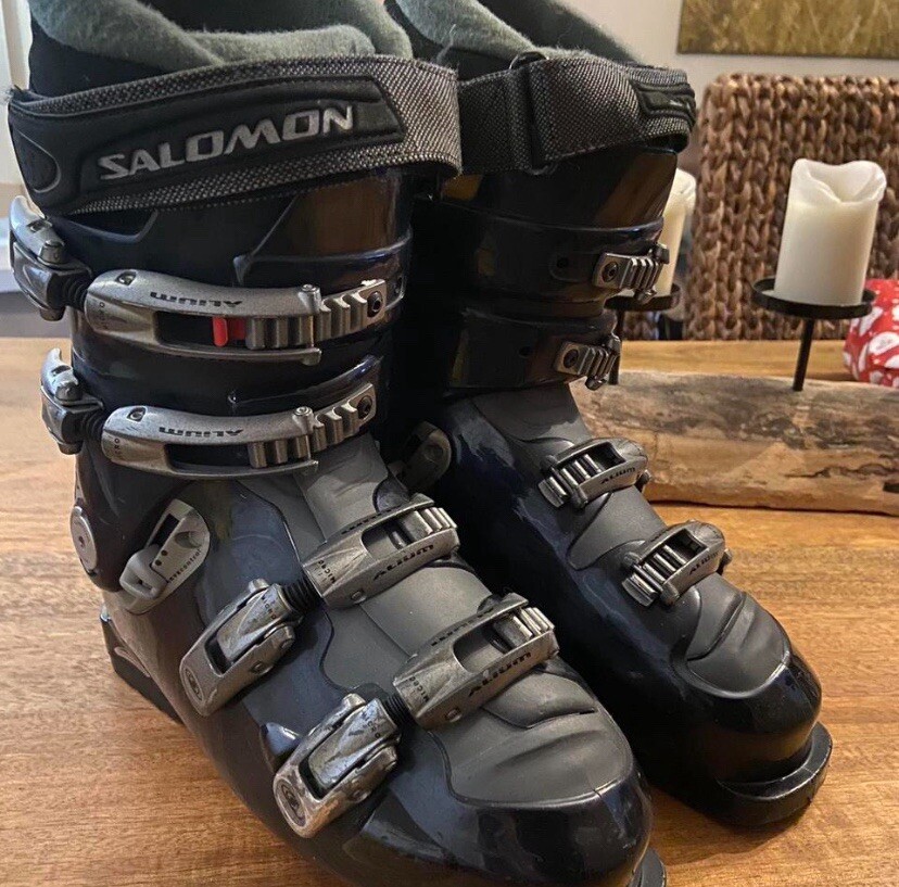 SALOMON Scarponi da sci Solomon Evolution professionali neri abbigliamento sci