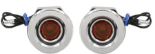 Trim Parts Front Flat Amber Side Marker Lamp Set 1968 Roadrunner Satellite Fury