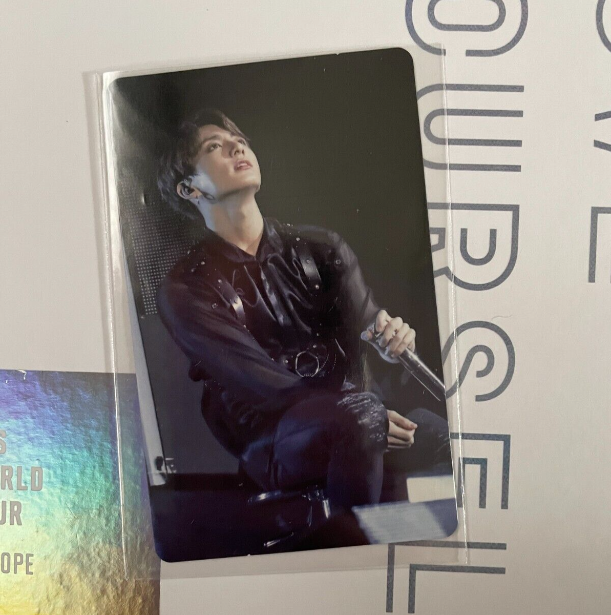 BTS JUNGKOOK Love Yourself Europe official Photocard Blu-ray photo