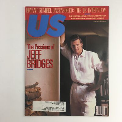 US Magazine Vol 3 #84 September 5 1988 Passions of Jeff Bridges & Bryant Gumbel