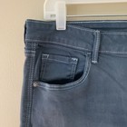 Old Navy Women’s Rockstar Pants 16 Gray Blue Super Skinny Ankle Stretch — photo 4