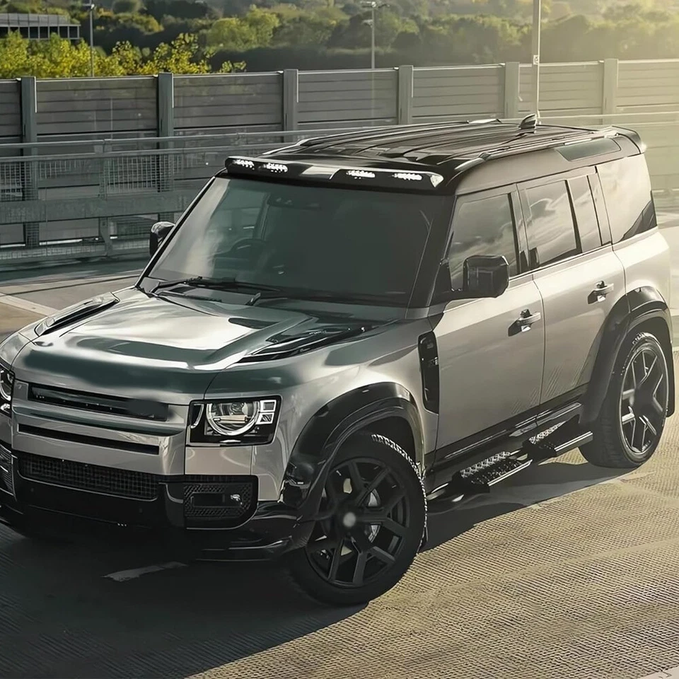 For Land Rover Defender 110 130 2020+ Side Step Aluminum Running Board Nerf Bar - Изображение 2 из 4