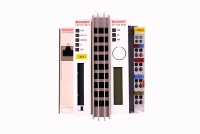BECKHOFF CPU-Modul CX1010-0012 CX1010-N000 Netzteil CX1100-0004 RJ45 500 MHz