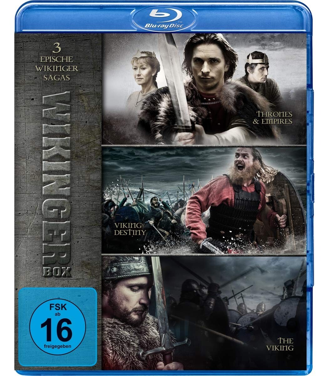 Thrones & Empires / Viking Destiny / The Viking [Blu-ray/Neu/OVP] Wikinger Box