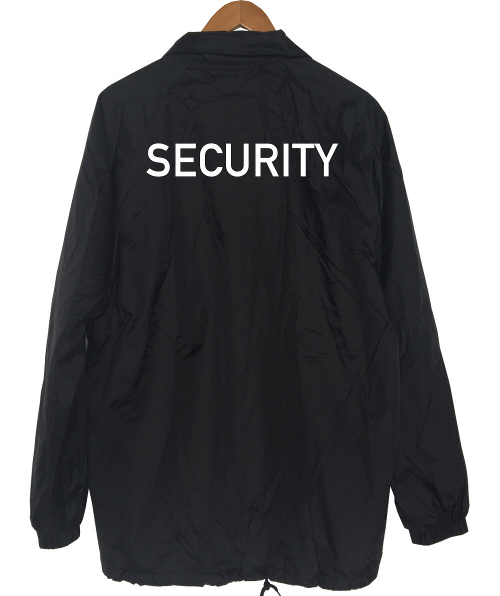 NW SECURITY GUARD Print N Embroidery Badges Windbreaker Waterproof