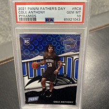 2021 Panini Father’s Day Cole Anthony Pyramids /25 PSA10 