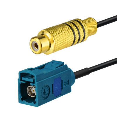 Fakra Adapter Cable RCA Video Rear View Camera for Blaupunkt Mercede Comand