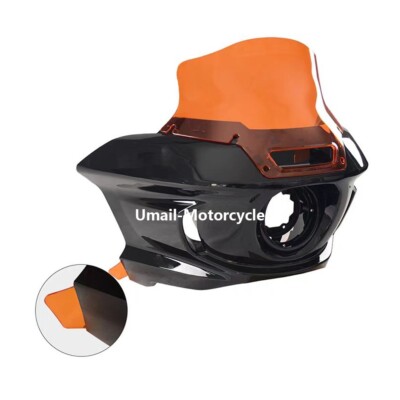 Deflettori Aria Cupolino Per Harley Low Rider ST 2022-2025 - Grigio Fumo, Plastica ABS, Sportivi