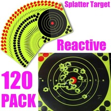 120x8" Shooting Target Rifle Gun Adhesive Stick Splatter Reactive Practice Range