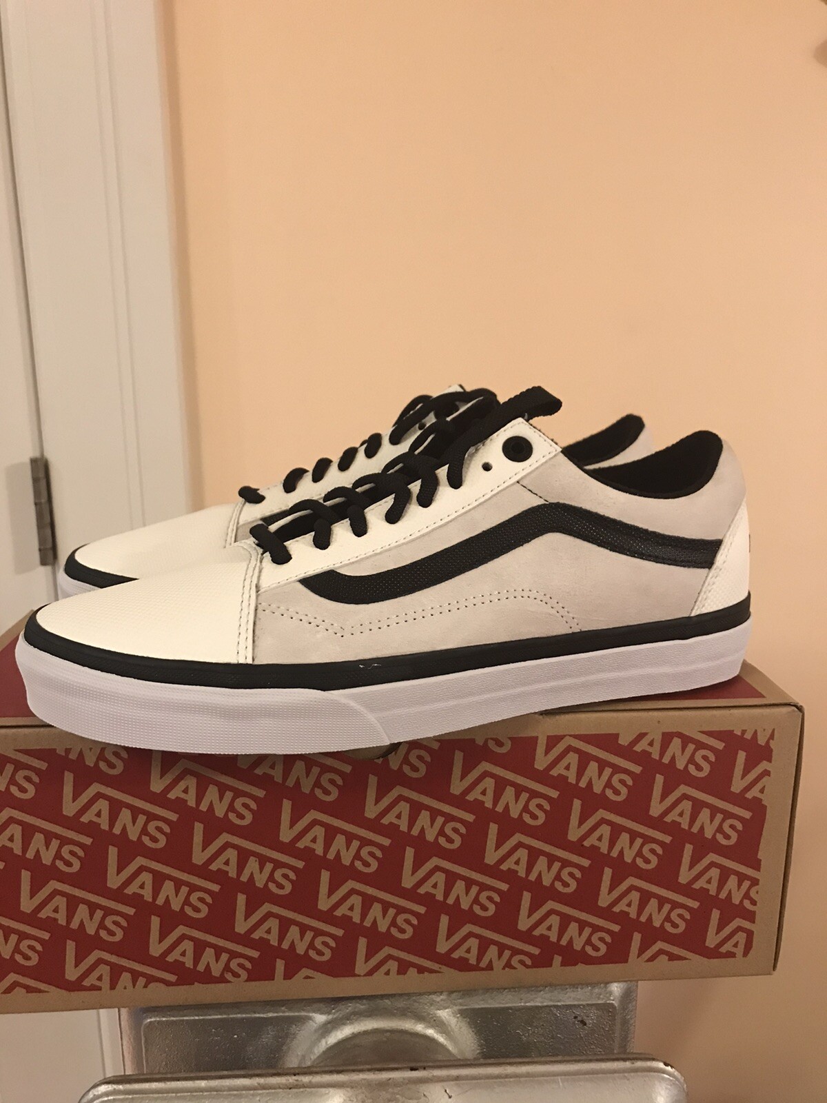 vans x north face white