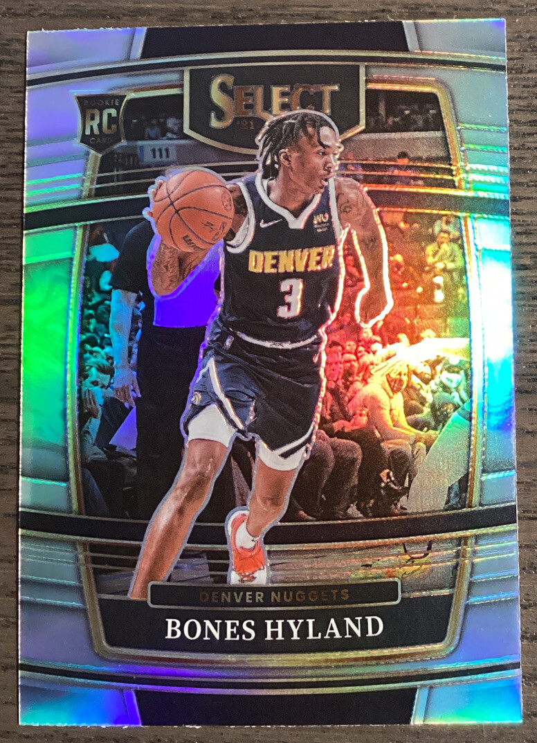 2021-22 Panini Select Bones Hyland #79 Concourse Rookie Silver! Nuggets! #1628