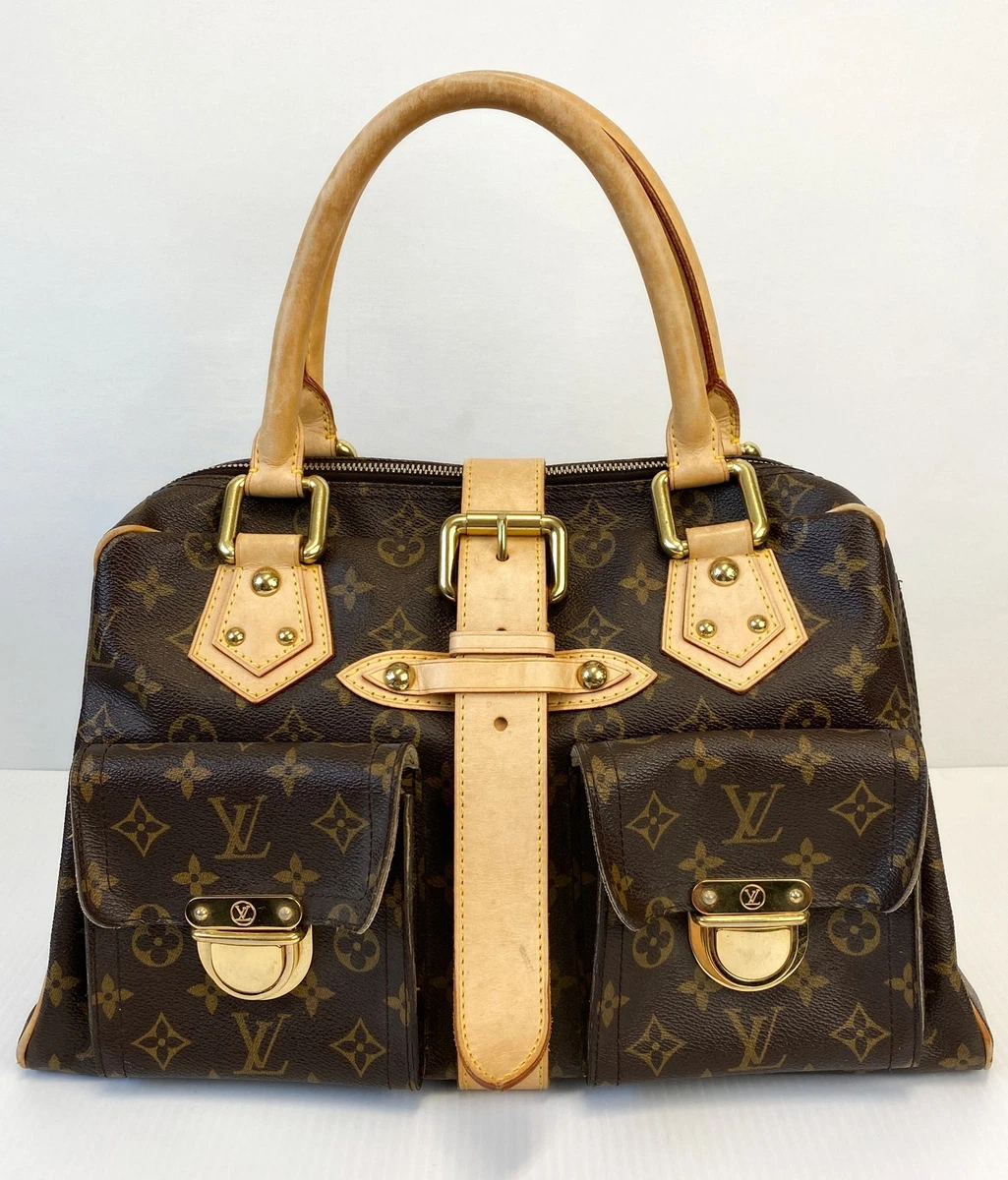 LOUIS VUITTON Monogram Manhattan GM Satchel Bag