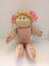 Vintage Cabbage Patch Kids Boy/Girl Doll Blonde Hair Green Eyes 1978, 1982