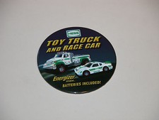 HESS 2011 TRUCK AND RACE CAR CASHIER BUTTON MINT