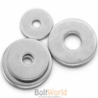 M8 / 8mm A2 EDELSTAHL FORM G FLACHSCHEIBEN PASSEND FÜR SCHRAUBEN UND SCHRAUBEN DIN 9021