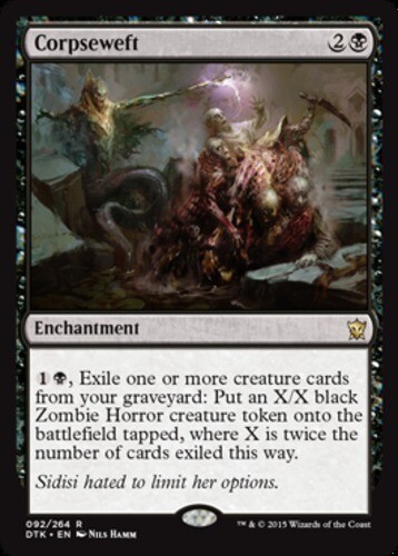 Corpseweft LP, English MTG Dragons of Tarkir - Picture 1 of 1