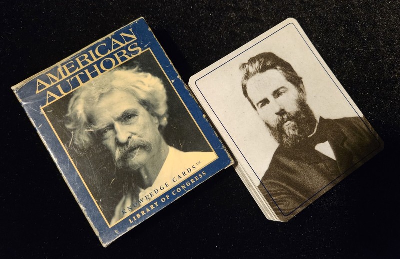 AMERICAN AUTHORS KNOWLEDGE CARDS Library of Congress (Pomegranate) 48 Card Deck